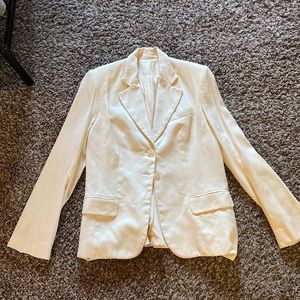 Cream blazer
